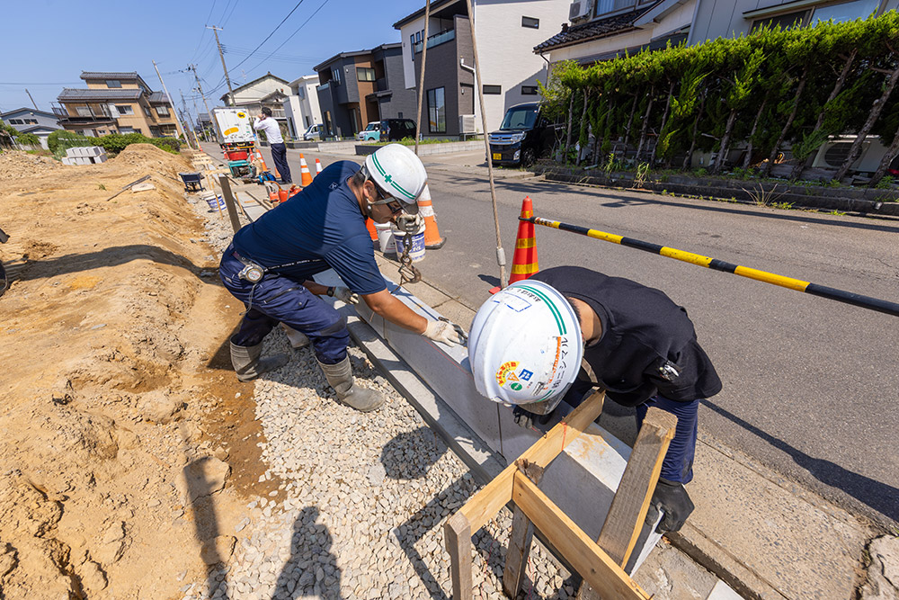 電気土木工事の現場